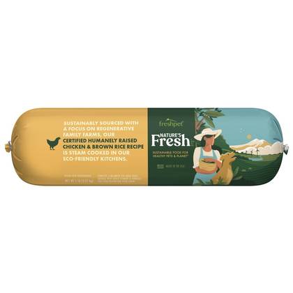 Freshpet Nature's Fresh Roll Chicken Recipe Refrigerated Wet Dog Food - 5lbs