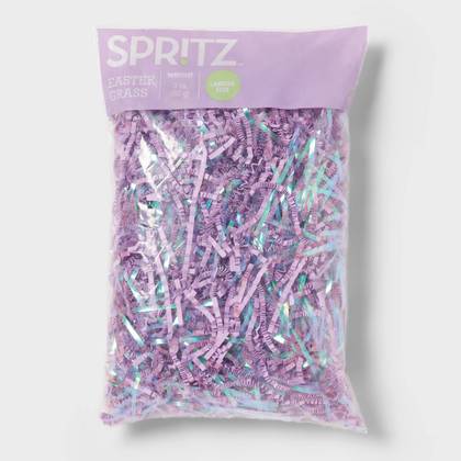 3oz Easter Basket Grass Iridescent Purple - Spritz™