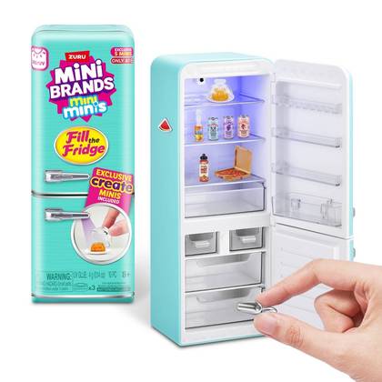 Mini Brands Fill the Fridge Playset