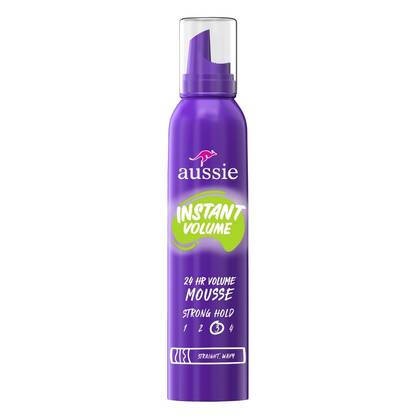 Aussie Instant Volume Hair Mousse - 6oz: Hair Styling for Dry Hair