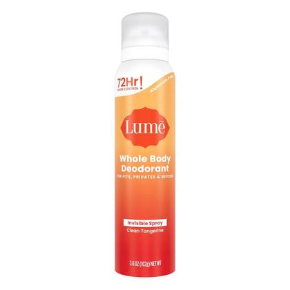 Lume Whole Body Women's Deodorant Spray - Tangerine - 3.6oz
