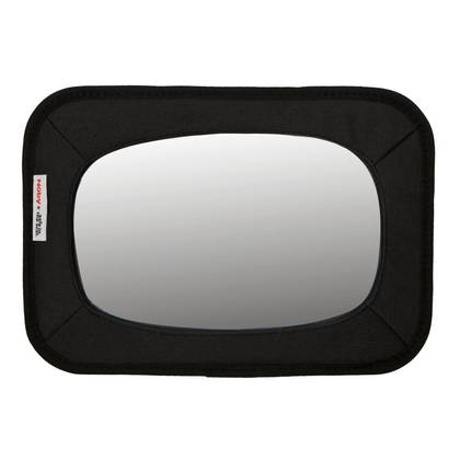 Nuby x Safe in the Seat Soft Fabric Backseat Baby View Mirror