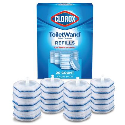Clorox ToiletWand Disinfecting Refills Disposable Wand Heads - 20ct