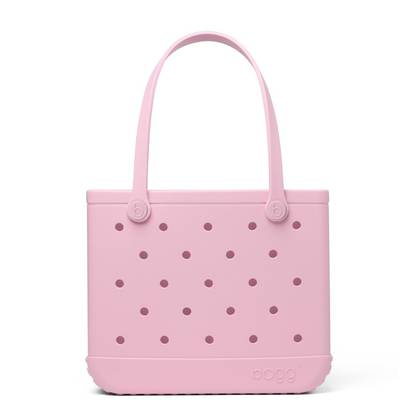 Bogg Bag Baby Bogg Tote Bag - Beach Hydrangea: Vinyl Hardside Shoulder Handbag