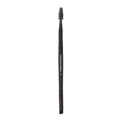e.l.f. Eyebrow Duo Brush: Paraben-Free, Vegan, Nylon Bristles, For Cream, Gel, Powder, Liquid