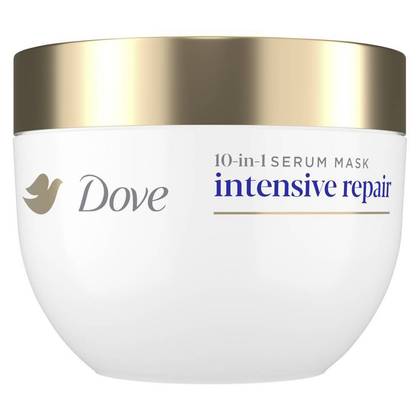 Dove Beauty Intensive Repair Advanced Damage Therapy 10-in-1 Serum Hair Mask with Glutamic Amino Serum - 9.2oz
