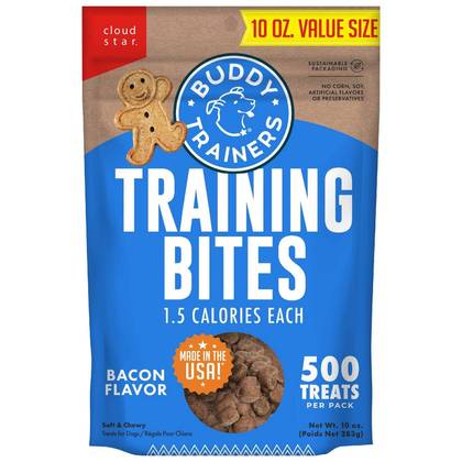 Buddy Biscuits Training Bites Bacon Dry Dog Treats - 10oz