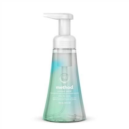 Method Foaming Hand Soap - Coconut Water - 10 fl oz: Pump Bottle, Alcohol-Free, Paraben-Free, Contains Aloe