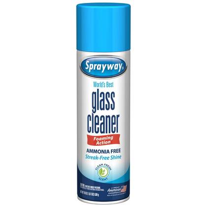Sprayway Glass Cleaner Ammonia Free Aerosol - 19oz: Fresh Scent, Windows & Mirrors, Streak-Free