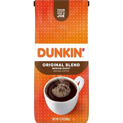 Dunkin' Original Blend Medium Roast Ground Coffee - 12oz