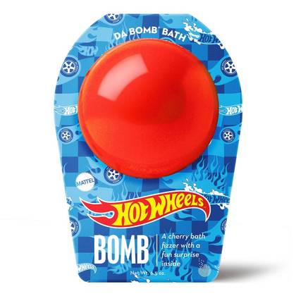 Da Bomb Bath Fizzers Hot Wheels Red Bath Bomb - 6.5oz