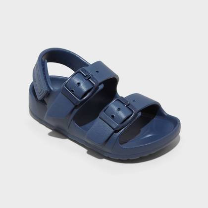 Toddler Ade Footbed Sandals - Cat & Jack™ Navy Blue 5T