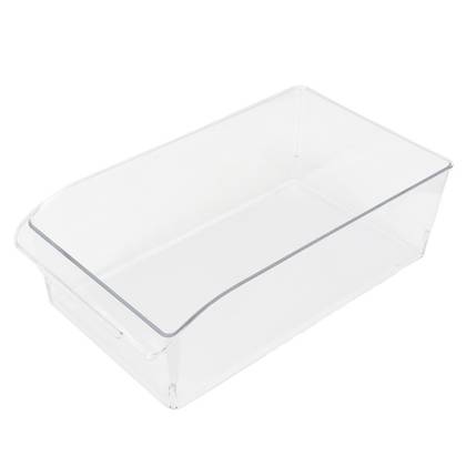 Gibson 6.1 Quart Plastic Fridge Storage Container in Clear