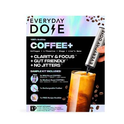 Everyday Dose Medium Roast Mushroom Coffee Sample Kit - 1.74oz