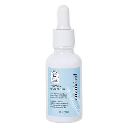 cocokind Vitamin C Glow Serum - 1 fl oz: Brightening, Hyaluronic Acid, Vegan, Sulfate-Free