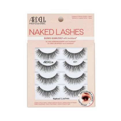 Ardell Naked 421 False Eyelashes - Black - 4pr: Hair, Full Volume