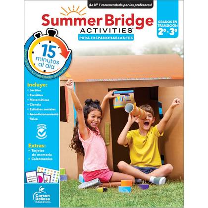 Carson Dellosa Education Summer Bridge Activities Spanish, Grade 2-3