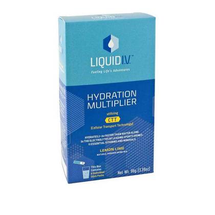 Liquid Iv Hydration Multiplier Electrolyte Lemon Lime Mix 6ct