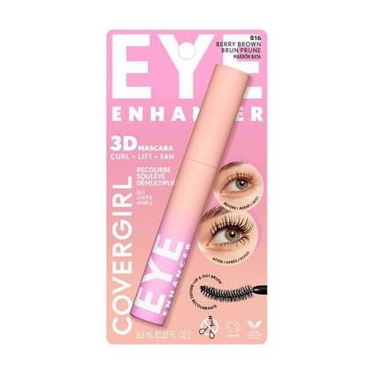 COVERGIRL Eye Enhancer 3D Mascara - Berry Brown - 0.3 fl oz: Curling, Lengthening, Volumizing, Vegan