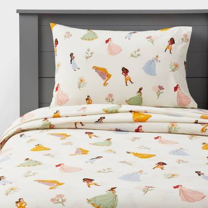 Queen Princess Characters Kids' Sheet Set - The Disney Collection by Pillowfort™