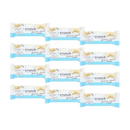 Power Crunch French Vanilla Creme Protein Energy Bar - 12 bars, 1.4 oz