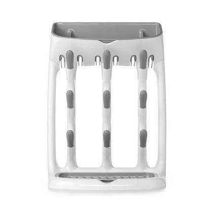 OXO Tot Space Saving Drying Rack - Gray: Cupboard Mount, Countertop Placement, Bottle Drying Racks