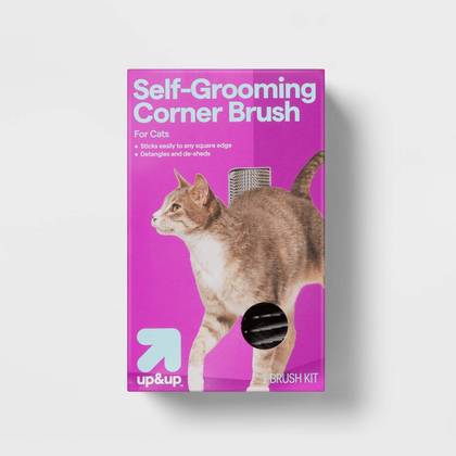 Cat Corner Grooming Tool - up&up™: Desheds, Hair Removal, Detangles, Pet Grooming Brushes