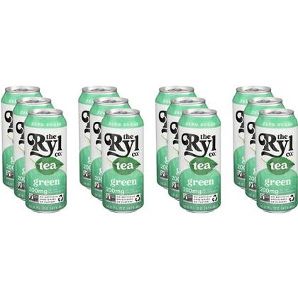 The Ryl Co Tea Green Original Rtd - Pack of 12 - 16 fo