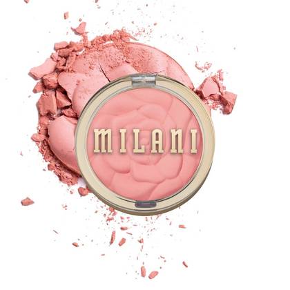 Milani Rose Powder Blush - Tea Rose 08 - 0.6oz: Matte Buildable Formula, Sulfate & Phthalate-Free for Face
