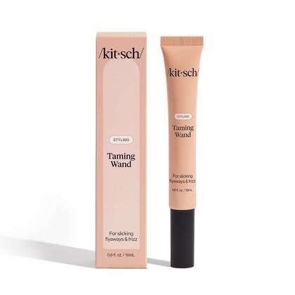 Kitsch Styling Comb Taming Wand: Hair Gel for All Hair Types, Includes Brush, 0.6 Net Weight