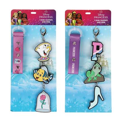 Disney Princess Printed Handbag Strap with Bag Charm