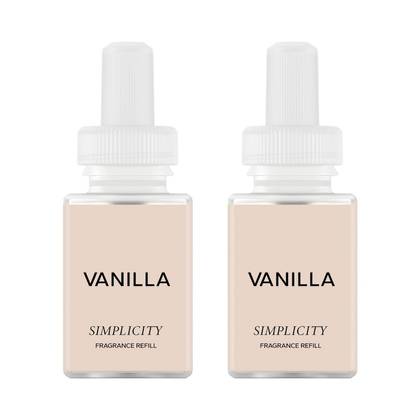 Simplicity by Pura Vanilla 2pk Smart Vial Fragrance Refills: Cozy Sweet Scent, Pura Diffuser Compatible