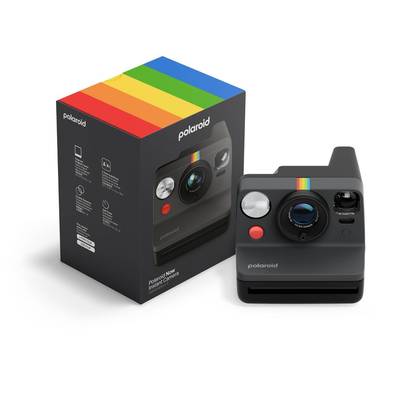 Polaroid Now Gen 3 Film Camera - Black: Auto Focus & Flash, Instant Photography