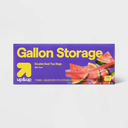 Gallon Storage Bags - 75ct - up&up™